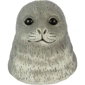 Countryfield Zeehond Drijvend 14,5cm Grijs grijs Polystone