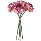 Countryfield Kunstbloem Rosa paars zijde H27cm paars Zijde Kunstbloem