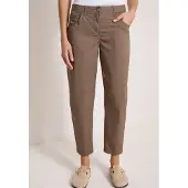 Cecil Dames Barrel Leg broek in Papertouch-kwaliteit - Beige - 27