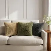 vidaXL Kussen 6 st HEERLEN Lichtgroen 50 x 50 cm PV Fleece