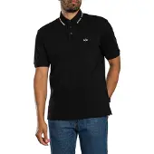 Armani Exchange Shirt zwart / wit