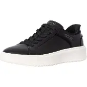 SKECHERS Slip-Ins Court Break - Sneakers Met Dubbele Ventilatie, Zwart