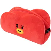 Bt21 Line Friends BT21, pluche etui TATA – met rits, rood