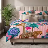 Dekbed Discounter Dekbedovertrek Katoen-Satijn - Tropic Mandala 240 x