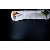 AEA Grauer Sechssitzer Wohnzimmer Couch Polstersofa Luxus Designer Möbel