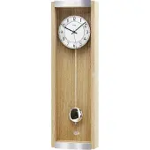 Merkloos Elegant wandklok van Sonoma-eikenhout