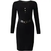 GUESS Gebreide jurk 'YUKI' zwart