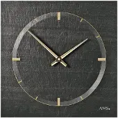 Merkloos Analoge wandklok van natuursteen, 30 cm