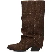 PS Poelman Ps lois laarzen studs dark brown hoge laarzen dames