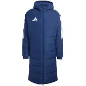 Adidas Tiro 26 League Lange Winterjas Donkerblauw Wit