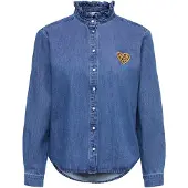 ONLY Onlwendy Overhemd Dames Blauw L