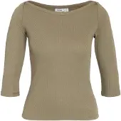 Noisy May Shirt 'NMMaya' olijfgroen