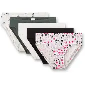 Sanetta Onderbroek groen / pink / zwart / wit