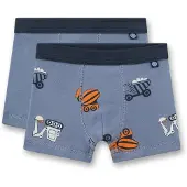 Sanetta Onderbroek blauw / oranje / wit