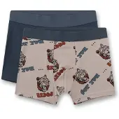 Sanetta Onderbroek donkerblauw / grijs