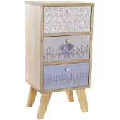 Merkloos Commode van paulowniahout