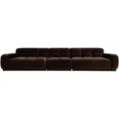 Zuiver Bank Hazel 6-Seater Sofa Brown
