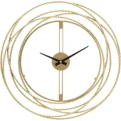 Mauro Ferretti wandklok, gouden strepen, goud, 50x4 cm