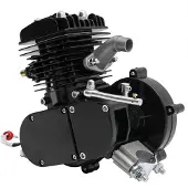 OEM Elektrische fietsmotor, 2-takt, één cilinder, efficiënt vermogen, zwart