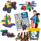 Clics Toys CLICS CB803, Blokkenopslag, 4 jaar, Kunststof, 628 stuks