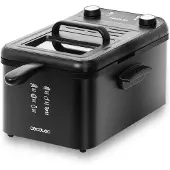 Cecotec CleanFry Infinity 3000, zwarte frituurpan, 3 liter inhoud