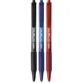BIC Soft Feel SoftFeel Intrekbaar Balpen Zwart 0,4 mm Medium Balpen 12 Stuks