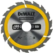 DeWalt Dt1936-qz Cirkelzaagblad Voor Hout 165 X30 Mm