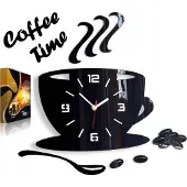 Modern Clock Keukenklok FILE 3D, ultra stil