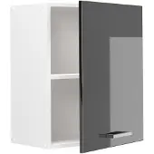 Vicco Hangkast R-Line, Antraciet Hoogglans/Wit, 50 cm