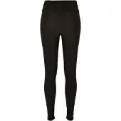 Urban Classics Dames/Dames Honingraat Legging Hoge Taille (Zwart)