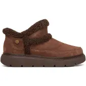 SKECHERS Enkellaarsje 'Keepsakes Lite - Winter Snug' chocoladebruin