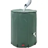 OEM Regenwateropslagtank, 750 liter capaciteit, opvouwbaar design, legergroen