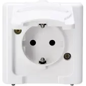 Heinrich Kopp KOPP APWG Blue Electric 1033.0200.7 Schuko, 1-voudig, arctisch wit