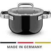 WMF Fusiontec Mineral Pro, pan met deksel, 16 cm, zwart, modelnummer 122516