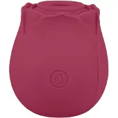 EIS Blush&Bloom - zuigende en vibrerende stimulator (rood)