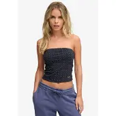 Superdry Top beige / marine / goud