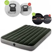 Intex Opblaasbaar Tweepersoons Matras 191x137x25 cm - Comfortabel & Waterdicht