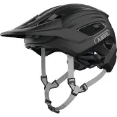ABUS MTB-helm CliffHanger - Fietshelm voor veeleisende paden - met grote ventilatieopeningen en TriVider-riemsysteem - voor dames en heren - zwart, maat L