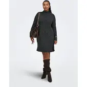 ONLY Carprincess Korte Jurk Dames Grijs M-46/48
