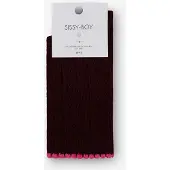 Sissy-Boy Donkerrode sokken met ajour | Maat: 39-41