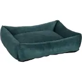 Flamingo hondenmand Felize, rechthoekig, blauw, afmetingen: 80 x 67 x 22 cm