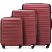 WITTCHEN Reisetas set, 3-delig: koffer, rollkoffer, trolley, geschikt als handbagage