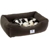 Ferplast hondenmand, hondenbank, kattenbed COCCOLO, microfleece, 60 cm, zachte microvezel
