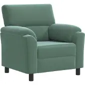 vidaXL Bank Zeegroen 94 x 85 x 93 cm fluweel
