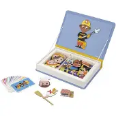 Janod - Magnetibook - Beroepen - Magneetboek Speelset