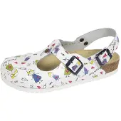 WEEGER Wörishofer -sandalen met hielbandjes, wit, maat 40