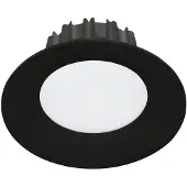 Eglo LED inbouwspot, IP44, 10W, 3000K, zwart