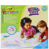Crayola Zeichenmatte - Mini Kids - 90x60 cm - Mal- und Radiermat - - One Size - Kreatives Spielset