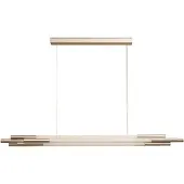 DCW éditions Org Horizontal Hanglamp 130 cm | Nickel