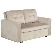 Invicta Slaapbank SMART 140cm 2-zits fluweel champagne beige - 46613